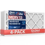 12X24X1 Merv 13 Electrostatic Pleated Pack Bnx Trufilter Air. Fixed Price $74.99.