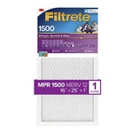 Filtrete 16 In. W X 25 H 1500 Mpr Pleated Allergen Air Filter Pk. Fixed Price $85.79.