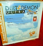 5 Dirt Demon Ultra Electrostatic Ac Air Filters Merv 8 Aaf 12" X New. Fixed Price $25.00.