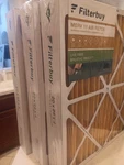 Price Cut!!! Three-pack 20X25X4 Air Filters ( Merv 11 ) Allergen Defense. Fixed Price $79.95.