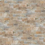 Ackland AKPLPQ9X24F-CA 9" 24" Quartzite Hardscape Wall Tile Amber Cream. Fixed Price $113.50.
