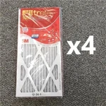 = Lot Of (4) 3M Filtrete 1085 Air Cleaning Filter 12 X 24 (90) Day Flow. Fixed Price $56.69.