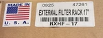 Rheem RXHF-17 Extension Filter Rack For Air Handler Unit In.. Fixed Price $91.00.