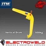Itm 600KG Vertical Drum Lifter Steel Red Coded Plate TM9125-00600. Fixed Price $86.90.