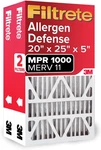 Filtrete 20X25X5 Air Filter Merv 11, Mpr 1000 Micro Allergen Defense 2-PACK, Fit. Fixed Price $84.99.