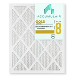 Accumulair Gold 16X25X1 Merv 8 Filter (4 Pack). Fixed Price $31.47.