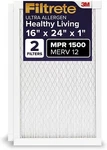 Filtrete 16X24X1, Furnace Air Filter, Mpr 1500, Healthy Living Ultra Allergen. Fixed Price $32.99.