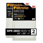 Filtrete 20X25X1 Air Filter, Mpr 2800, Merv 14, Healthy Living Ultrafine Part.... Fixed Price $83.33.