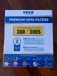 New Veva Advanced Premium Hepa Filters 2 Pack Compatible W/ 300S Purifiers. Fixed Price $26.00.