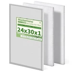 24X30X1 Reusable Air Filter Merv 8 Washable Furnace & With Extra .... Fixed Price $122.87.