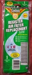 Endust Air Cleaning Register Filter Replacement 4" X 10" W6420. Fixed Price $9.98.