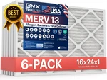 16X24X1 Merv 13 Hvac Air Filters Pack Pleated Electrostatic Furnace. Fixed Price $73.41.