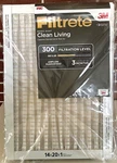 Filtrete 14X20X1 Mpr 300 Clean Living Basic Dust Furnace Air Filter Pack 3M. Fixed Price $7.99.
