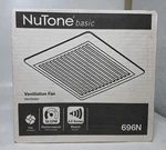 Broan-nutone 696N 50CFM Wall/ceiling Ventilation Fan White New Sealed. Fixed Price $18.95.