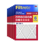 Filtrete 20X36X1 Furnace Air Filter Merv 11 Mpr 1000 Micro Allergen Defense. Fixed Price $139.07.