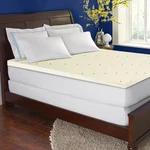Spinal Sleep High-density 2-INCH Foam Mattress Topper For King, Off White. Fixed Price $84.99.