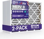 Trufilter 16X20X4 (15.5 19.5 3.63 Slim Fit) Merv 8 Air (2-PACK). Fixed Price $78.48.
