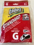Endust Dirt Devil Type Standard Vacuum Filter Bags Pack New Nipg 31610. Fixed Price $7.95.