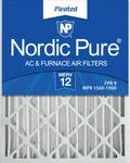 Air Nordic Pure & Furnace Filter 20 X 25 4 (3 5/8) Pleated MERV-12 Pack. Fixed Price $19.95.