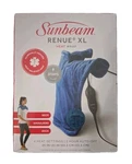 Sunbeam Renue Xl Wrap Blue New Box 25" Plush Heating Pad. Fixed Price $46.99.