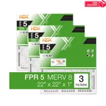 22 X 1 Standard Pleated Air Fpr 5, 3-PACK, Filters Replacement. Fixed Price $19.05.