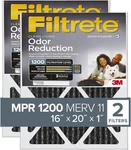 3M Filtrete 1200 Mpr MERV11 Allergen Defense Odor Reduction Filter 16X20X1 2PAC. Fixed Price $34.99.