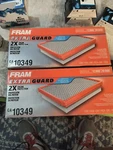 (2) Fram Air Filter-extra Guard CA10349 Boxes. Fixed Price $23.75.
