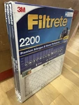 3M Filtrete Air Filter, Mpr 2200, Premium, Packs Of 16" X 20" 1". Fixed Price $60.00.
