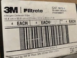 3M Filtrete 12 In. W X 20 H 11 Merv Pleated Air Filter (pack Of 4). Fixed Price $57.66.
