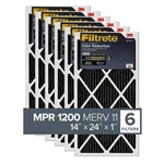 Filtrete 14X24X1 Air Filter, Mpr 1200, Merv 11, Allergen Black. Fixed Price $143.03.