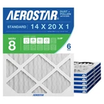 Filter Air 14X20X1 Merv 8 Pleated Aerostar Hvac Count High Efficiency. Fixed Price $55.99.