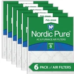 25X25X1 Merv 6 Poly Green Furnace Air Filter Pack - Captures Dust/pollen. Fixed Price $56.37.