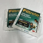 Filtrete Allergen Reduction 1200 Air And Furnace Filter 12X12X1 (qty 2). Fixed Price $12.99.