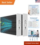 High Efficiency Carbon Clean Filters Merv 16 - Pack For Lennox X6672 Systems. Fixed Price $151.99.
