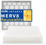 Olitair 14X14X1 Merv 8 Filter,ac Furnace Filter,reusable Abs Plastic .... Fixed Price $19.99.