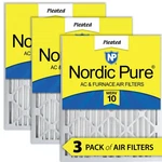 Nordic Pure 14X24X2 Pleated Merv 10 Air Filters 3 Pack. Fixed Price $43.99.