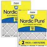 Nordic Pure 20X24X1 (19 1/2 23 7/16 3/4) Pleated Merv 10 Air Filters Pack. Fixed Price $45.56.