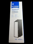 Filteridge True Hepa Replacement 1 4 Activated Carbon Filters. Fixed Price $9.99.