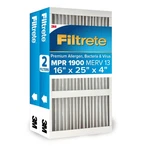 Filtrete 16X25X4 Furnace Air Filter, Merv 13, (standard), White. Fixed Price $126.99.