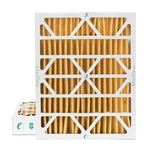 16X20X4 Merv 11 Pleated Air Filters By Glasfloss. Pack (actual Depth: 3-3/4"). Fixed Price $44.95.