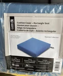 Classic Accessories Ravenna Patio Cushion Slip Cover Empire Blue 21" X 19" 5". Fixed Price $22.99.