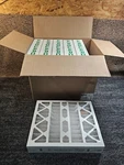 (qty 6) Airguard MX40-STD4-401 16X20X4 DP40 Max Pleated Replacement Filters. Fixed Price $82.59.