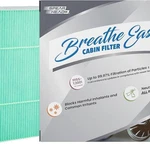 Hepa Breathe Easy Cabin Filter, Up To 99.97% Filtration Of 0.3 BE-809H 1-PACK. Fixed Price $20.99.