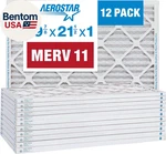 19.875X21.5X1 Merv 11-12 Count Pleated Furnace & Air Conditioner Filters Rem. Fixed Price $180.23.