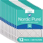 18X18X1 (17 3/4X17 3/4) Pleated Merv 14 Air Filters 12 Pack. Fixed Price $139.99.
