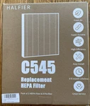 Halfier True Hepa Replacement Filter S Compatible W/ Winix C545 Air Purifier 2+8. Fixed Price $27.95.