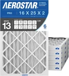 16X25X2 Merv 13 Air Filter, Pleated Furnace Hvac Filters (15.5X24.5X1.75), Fo. Fixed Price $151.94.