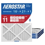 Aerostar 16.375X21.5X1 Merv 11 Air Filter, 4 Count, Actual Size (16.50 21.5.... Fixed Price $50.10.