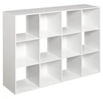 Storage Shelf Organizer 12 Stackable Wood White Finish Closetmaid Cubeicals. Fixed Price $179.99.