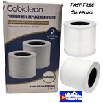 2 Pack 3-IN-1 True Hepa Carbon 4 Filter Levoit Air Purifier Core Mini Cabiclean. Fixed Price $23.89.